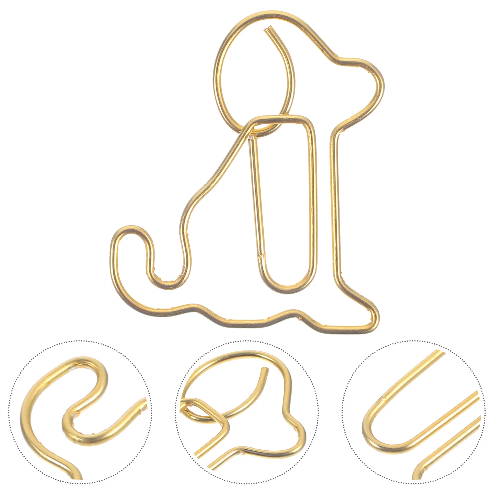 

Paper Clip Cute Clips Metal Paperclips Delicate Small Office Document File Folders