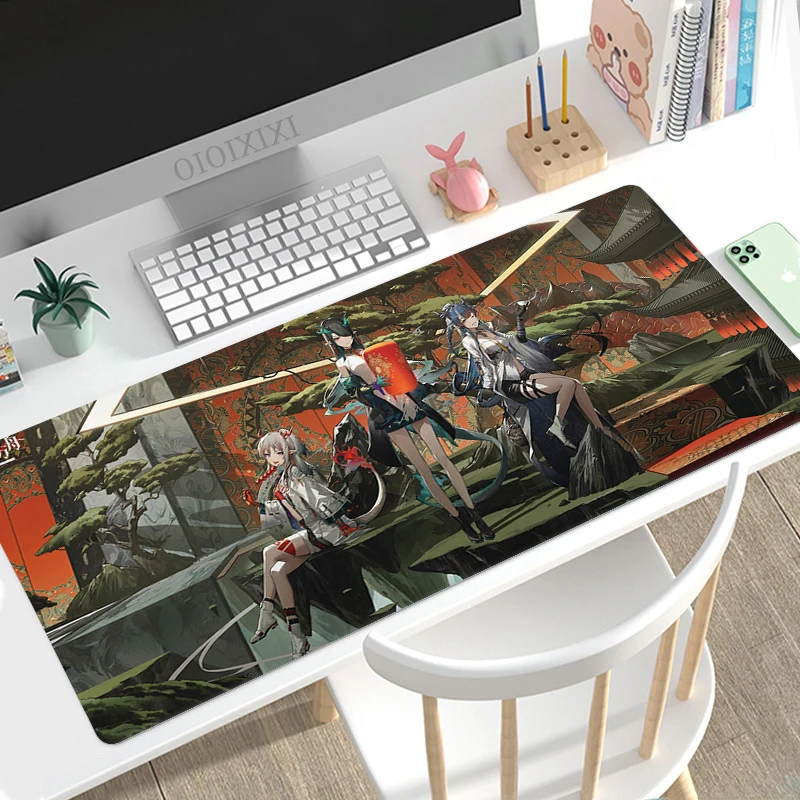 Arknights Gabinete Mouse Pad Tapetes de Mesa Borracha Natural Macia Tapete de Mesa do Computador Casa Personalizada Xxl Novo xl - Imagem 2