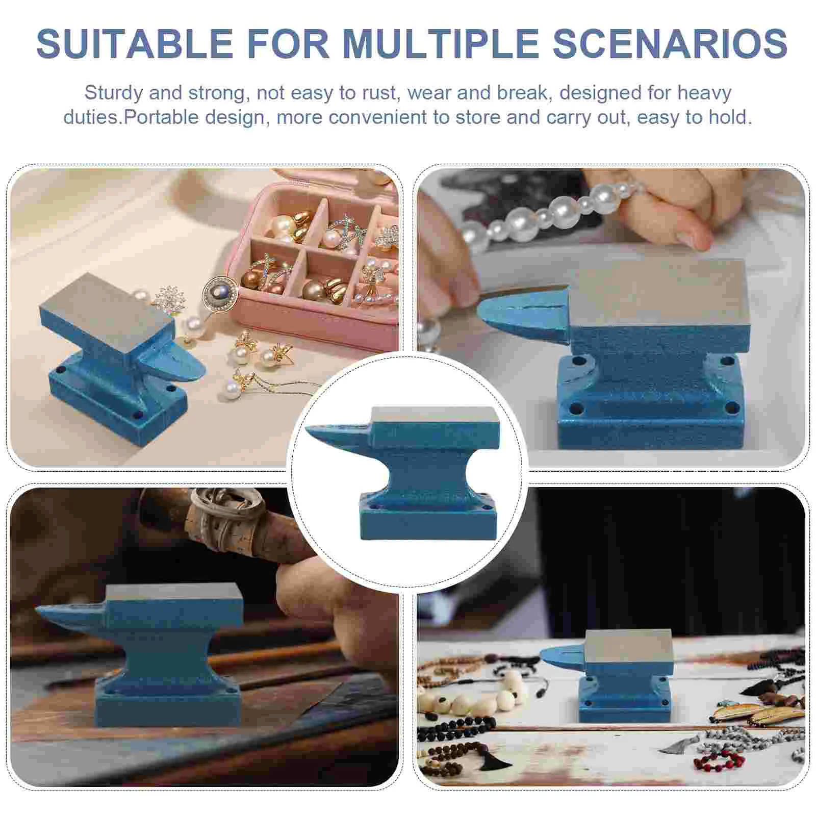 Mini Horn Anvil Forged Iron Anvil Bench Block Anvil Cast Iron Hobby Anvil Metal Forming Tool Blacksmith Forge Kit Jewelry Making
