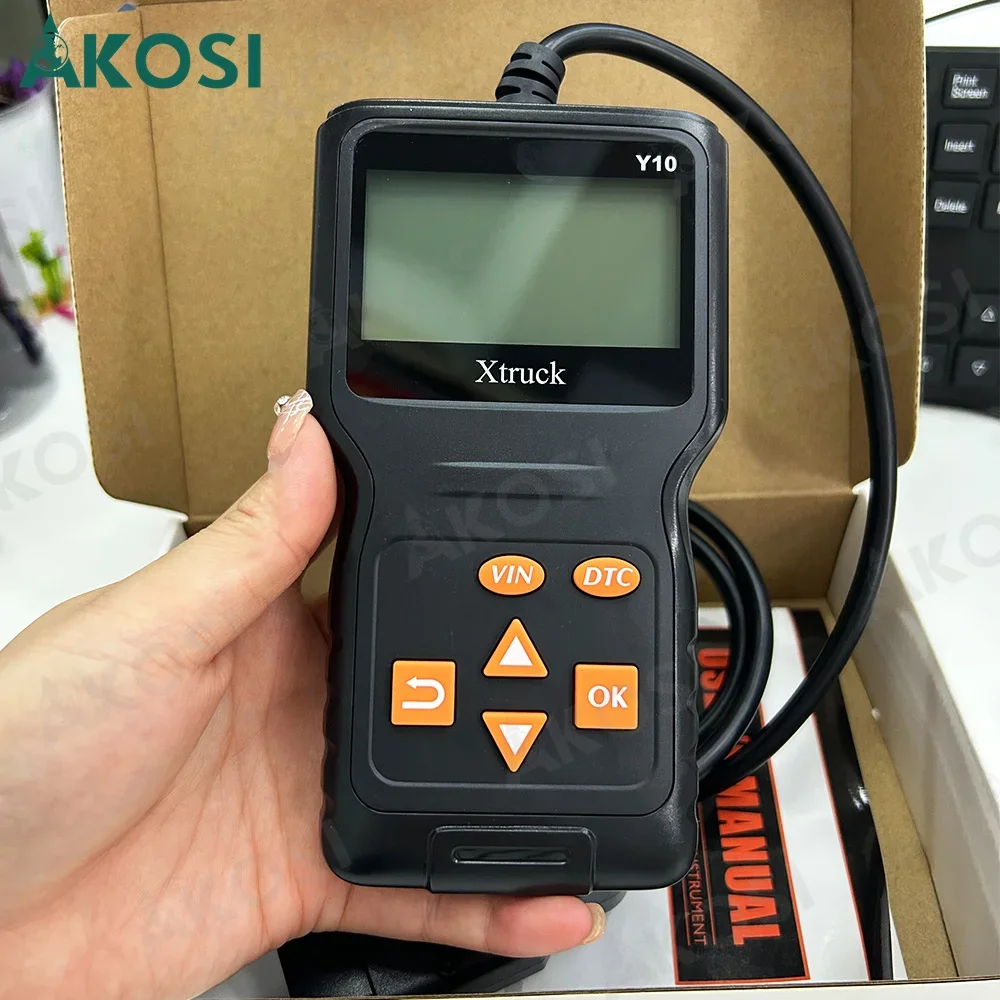 

Универсальный OBD2 сканер Xtruck Y10, диагностическое устройство для считывания кодов двигателя, получение информации о транспортном средстве, поток данных в реальном времени