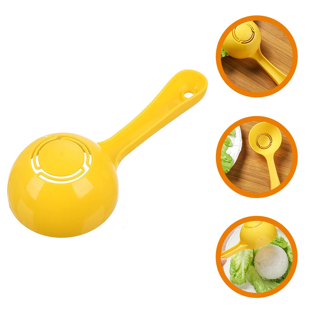 Yellow Rice Ball Mold Kitchen Tool Reusable Sushi Mold Rice Scoop Pp Material Non Stick Spoon Dining Utensil
