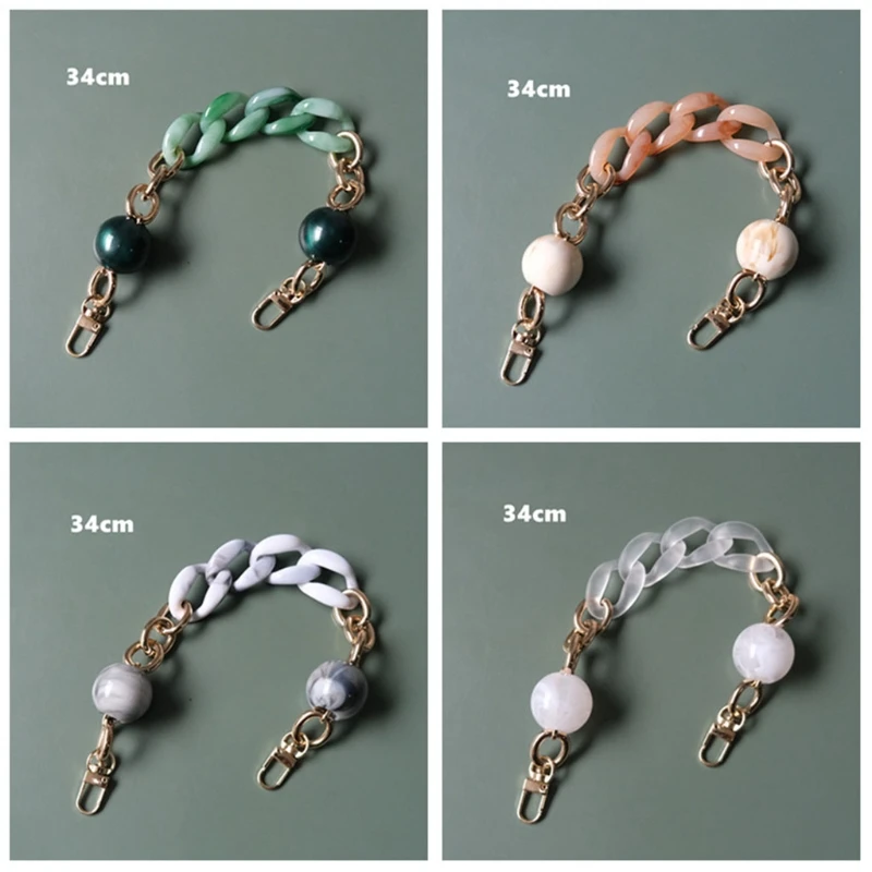 New Fashion Woman Handbag Accessory Parts Round Chain Detachable Replacement Strap Shoulder DIY Tool