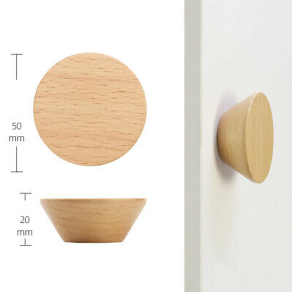 

Wardrobe Knob Door Handle DIY Drawer Handles Multi-Coloured Nordic Style Round Handle Solid 50*20mm Cabinet Pull