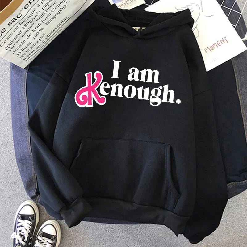 

I Am Kenough Hoodies Graphic Sweatshirt Im Kenough Hooded Sweatshirt Aesthetic Gothic Hoody Ulzzang Y2k Streetwear Clothes