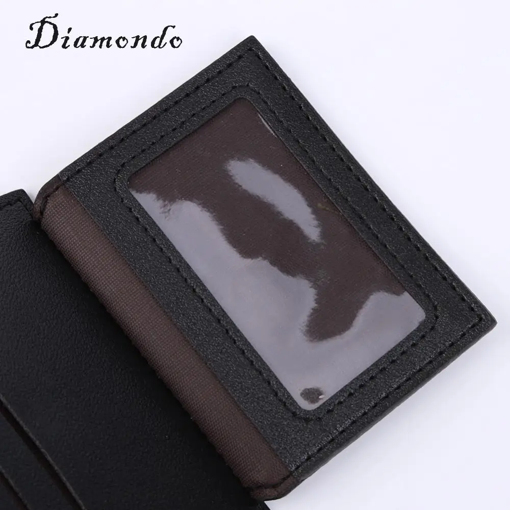 Women Wallet Simple Solid Leather Multi-Slots Small Purse Card Bag Holder 5