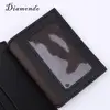 Women Wallet Simple Solid Leather Multi-Slots Small Purse Card Bag Holder 5