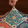 2pcs/set Elastic RV Dinette Cushions Covers Floral Print Spandex Armless Sofa Cover Camper Car Bench Cover Furniture Protector 3