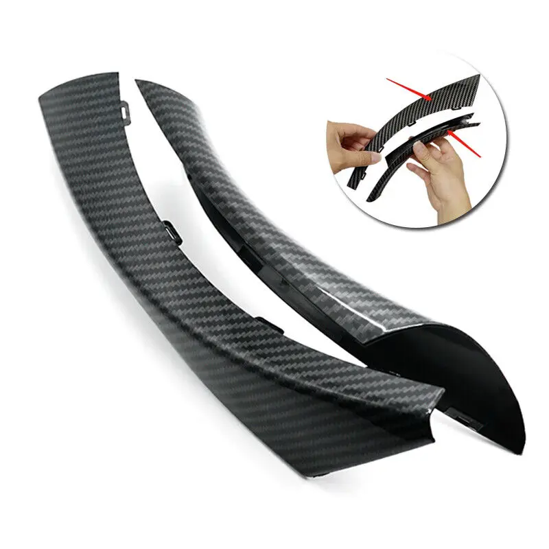 

Carbon Fiber Black Beige Interior Door Handle with ABS Trim For BMW 3 Series E90 E91 E92 E93 2005-2012