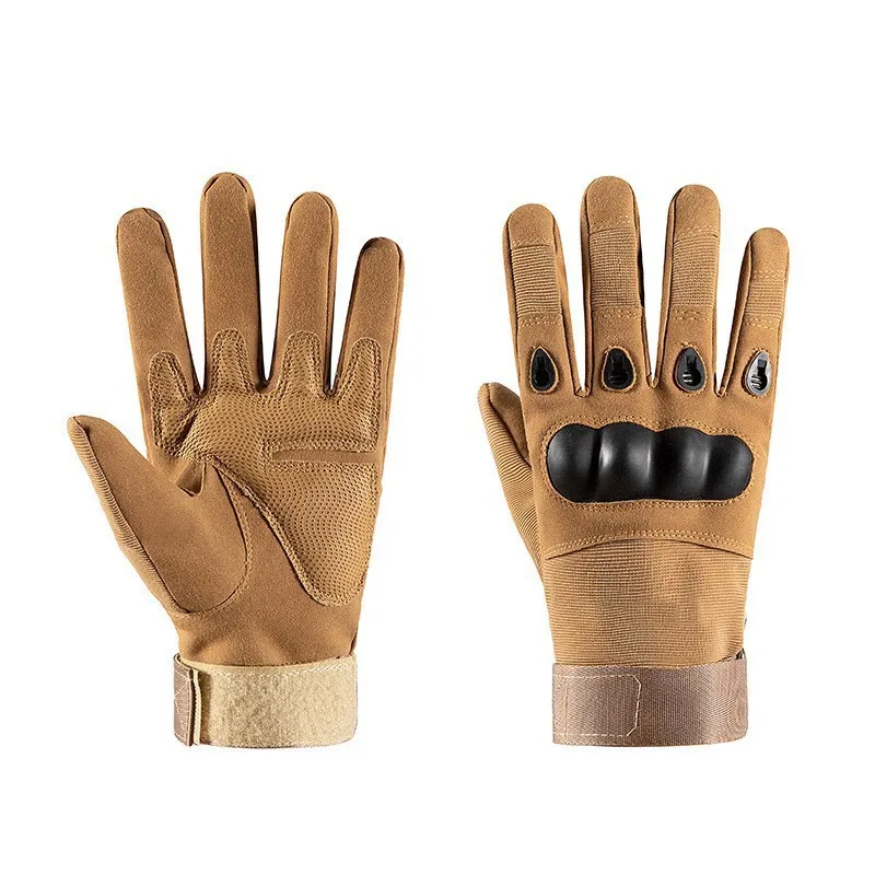 thumbnail image 1 of Guantes de protección tácticos con dedos completos para conducción al aire libre, guantes antideslizantes para entrenamiento y conducción en motocicleta, Fitness, carreras, 1 of 5
