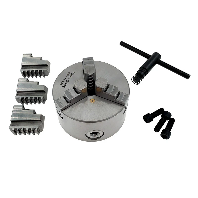 3 Jaw Chuck Set Zelf Centrerende draaibank Chuck Plate X1 3 Jaw Chuck Set Zelf Centrerende draaibank Chuck Plate X1