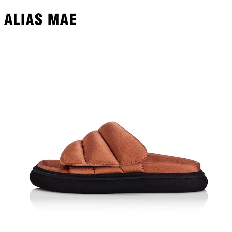 

ALIAS MAE 2024 Summer Comfortable Silk Surface Material Non-slip Wear Comfortable Insole Outdoor Women's Sandals