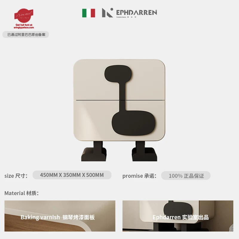 Trendy Beauty Night Table Elegant Portable Modern Nordic Bedside Storage Exquisite Glamour Mesitas De Noche Bedroom Furniture