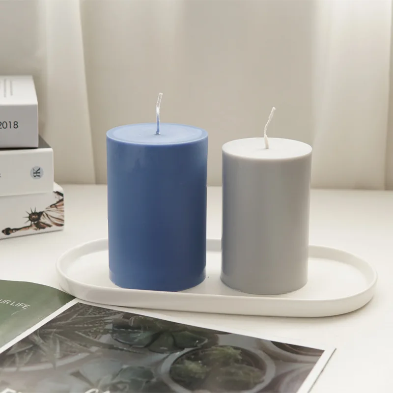 DIY Large Size Cylindrical Candle Mold Church Handmade Candle Making