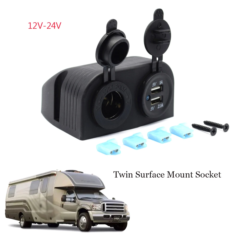 3.0    ܼƮ, 12-24V , 240W  USB ڵ , LED а ġ ġ, ڵ RV Ʈ
