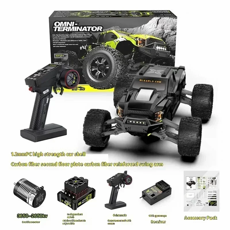 Reno All Round Terminator Rc Remote Control Car Carbon Fiber Car Shell Drift 4wd Off Road High Speed Performance Vehicle 2