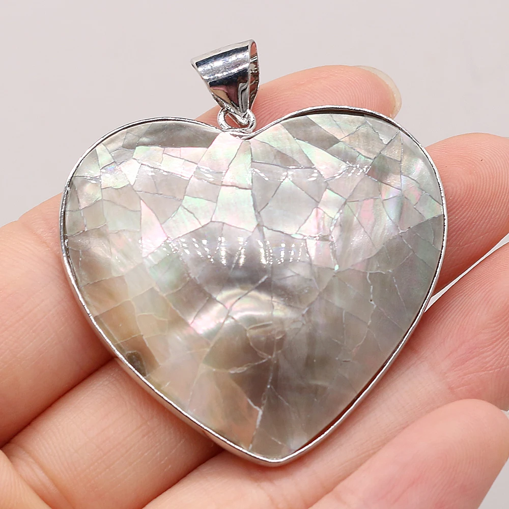 Natural Shell Pendant 35x50-40x60mm for DIY Jewelry Making Necklace Accessories Gift for Women,shell pendant