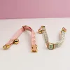 Adjustable Comfortable Cat Collar with Bell Personalized Pet Collar for Cats And Small Dogs metal hardware set cat collar 6