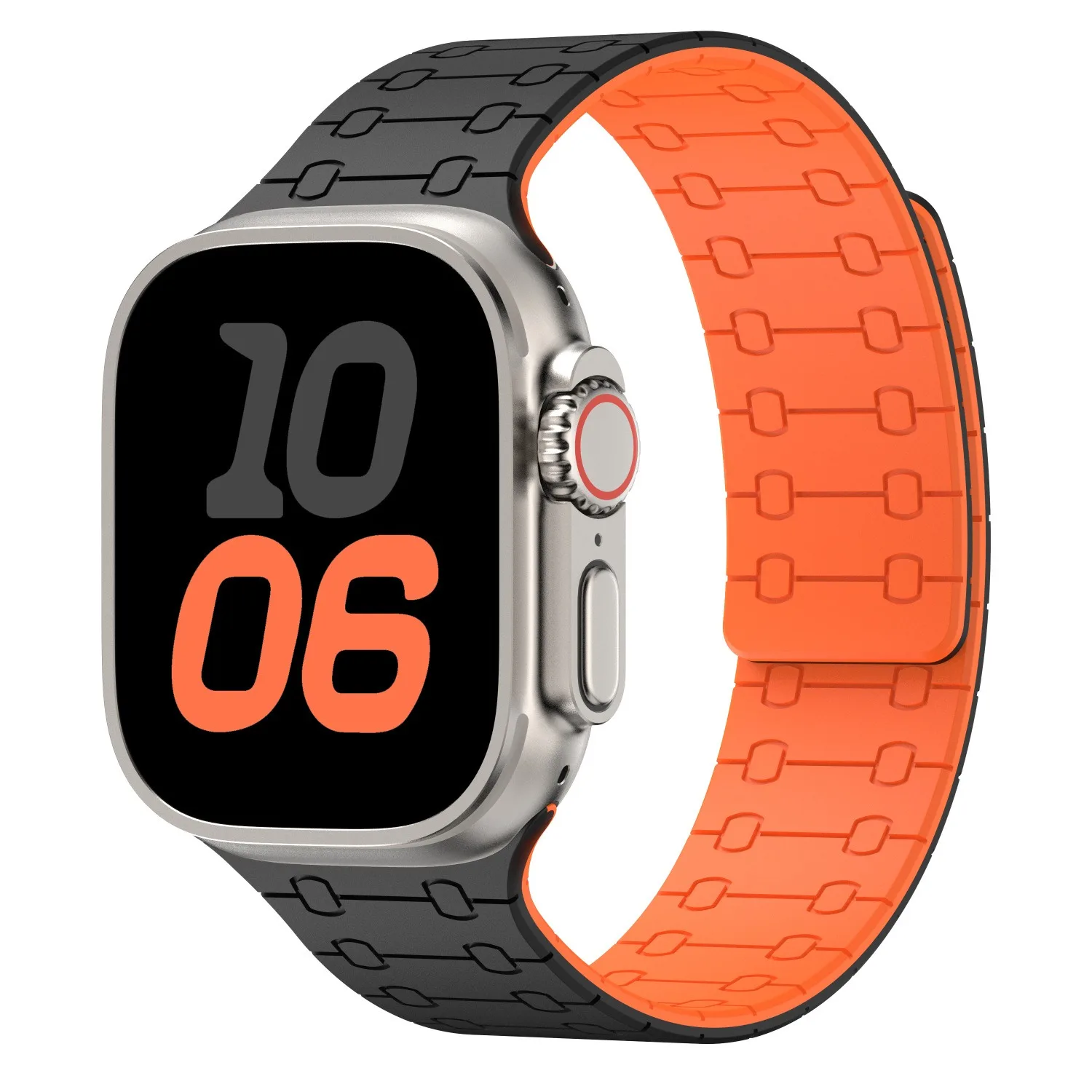 Premium Sports Silicone Strap with Magnetic Closure