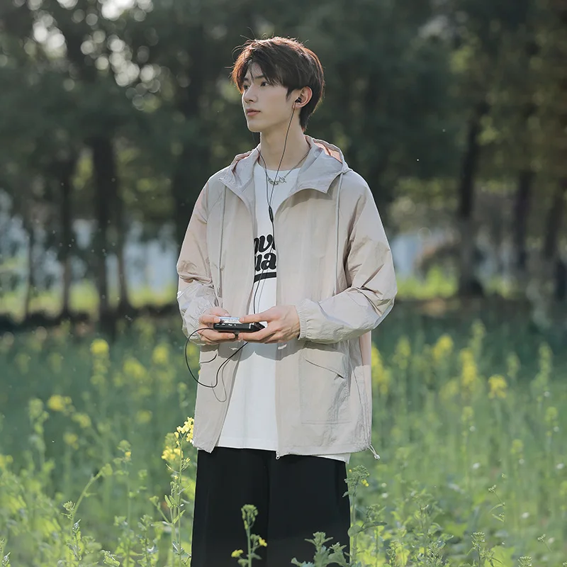 UPF50+ Summer Sunscreen Clothing Men Women Outdoor UV Protection Fishing Hunting Hooded Coat Lovers Quick Dry Skin windbreaker