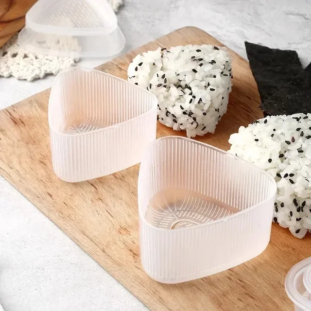 4/1PCS Triangolo Stampi Per Sfere di Riso Presse Sushi Maker Triangolo Stampo Onigiri Giapponese Palla di Riso Bento Gadget Accessori Da Cucina 3