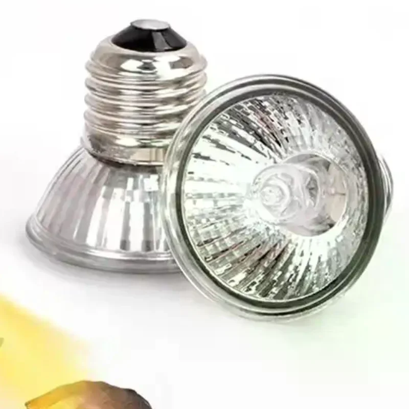 25/50/75W Reptile Heating Lamp Reptile Lamp Emitter Turtle Lizard Heater Bulb Snake Bird Pets Basking Lamp Feeding Lighting