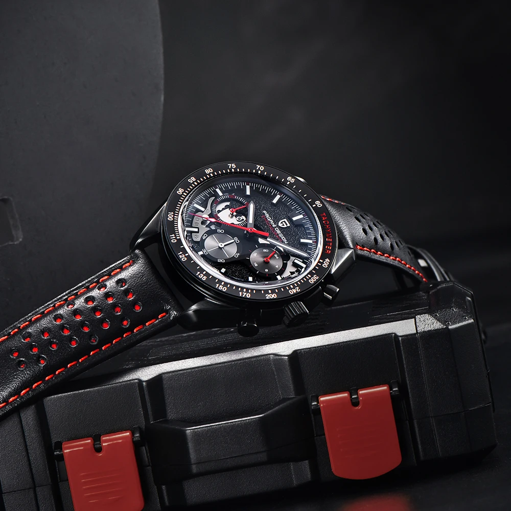 PAGANI DESIGN 2023 New Moon Dark Men's Watches Luxury Quartz Watch For Men AR Sapphire Mirror Sport Waterproof Gift Reloj Hombre