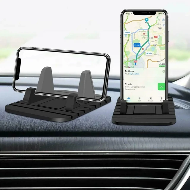 Miękki silikonowy uchwyt na telefon komórkowy Cradle w samochodzie uchwyt  do pulpitu GPS mata antypoślizgowa Pad
