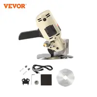 VEVOR 170W/250W Fabric Cutter Electric Rotary Fabric Cutting Machine 1“ / 1.1" Cutting Thickness Octagonal Knife with Blade 1