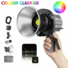 COLBOR CL60 COB video Light for Video Shooting Camera Flash Photography Lighting 2700K-6500K RGB Youtube tiktok Lamp APP Control 4