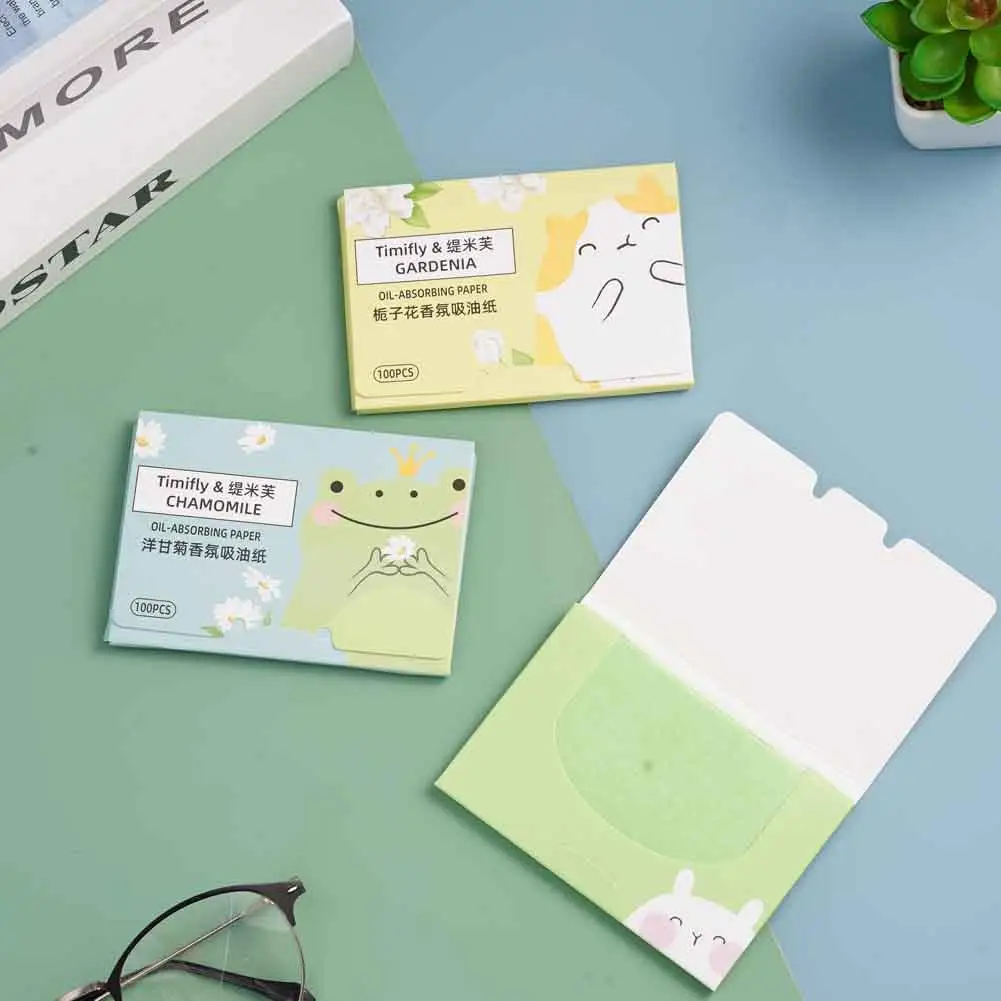 Face Oil Blotting Paper Protable Matting Face Wipes Facial Cleanser Oil Control Oil-absorbing Cleaning Tools 100Pcs face oil absorbing paper