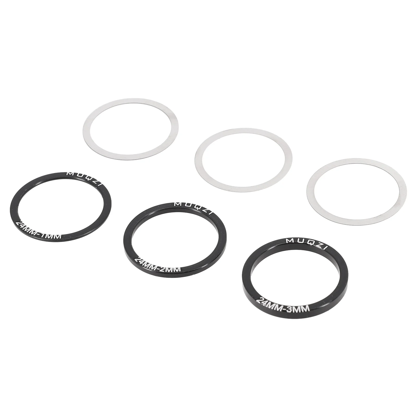 6 stücke Fahrrad Ersatzteile Tretlager Unterlegscheiben Kurbelgarnitur Unterlegscheibe 24/29/30mm Für BB86/91/92/PF30/BB30 Aluminium Legierung Spacer – Detail 7