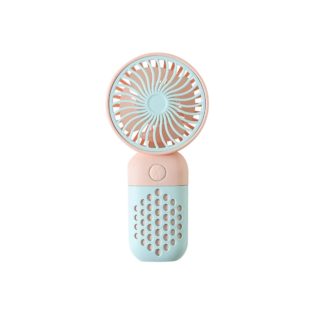 Handheld Mini Fan Cute USB Mini Fan Pocket Size Low Noise Small Electric for Home Outdoor Travel Student Dormitory