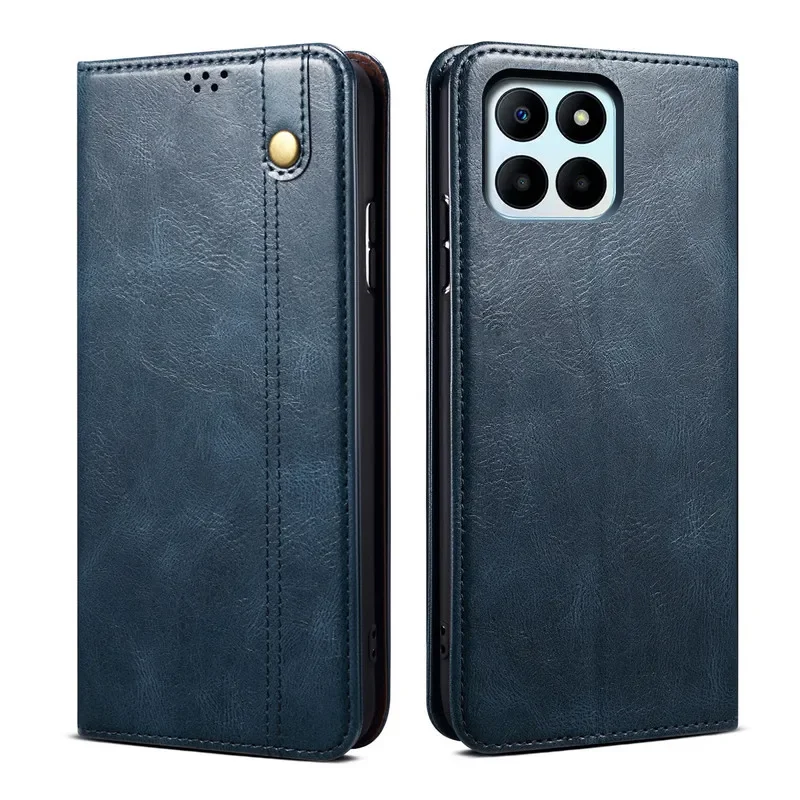 Magnetic Leather Wallet Flip Case - Premium Smart Cover