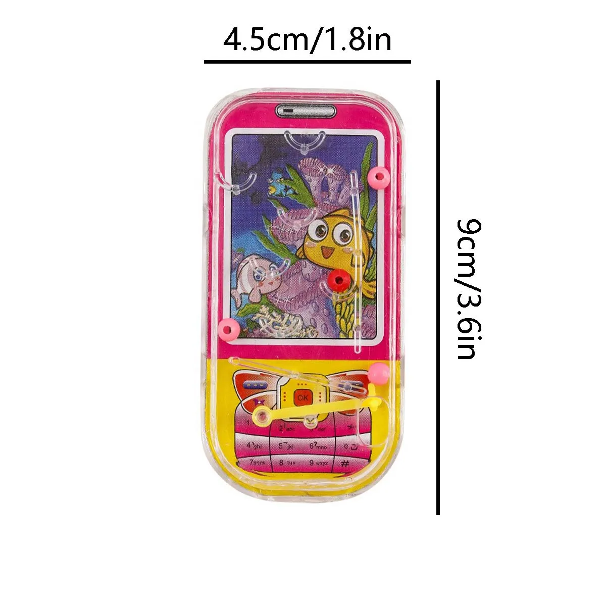 Pinball Maze Toy 12pcs Children's Toy Mobile Phone Pinball Maze Type Toy Kindergarten Puzzle Marble Game Maze Game Party Decorations