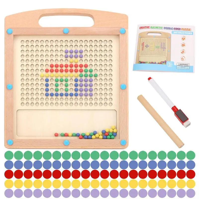 Houten Magnetisch Tekenbord Met 100 Open Voor Kinderen Hersenontwikkeling Speelgoed Voor Restaurant| | - AliExpress