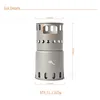 TOAKS Titanium CKW-1300 & STV-11 Combo Set Camping Equipment Cookware and Wood Stove POT 1300ml Outdoor Hiking Ultralight 3