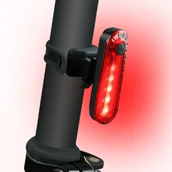 High - Intensity USB Rechargeable Bicycle Headlight with Dual T6 LED Lights - < 1000 Mah (Red)