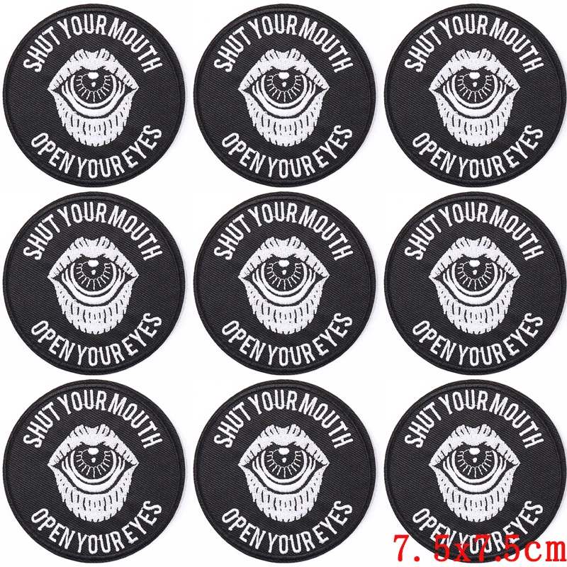 Confezione Da 2 Toppe Ricamate Con Teschio Medio, Scheletro - Foto 6