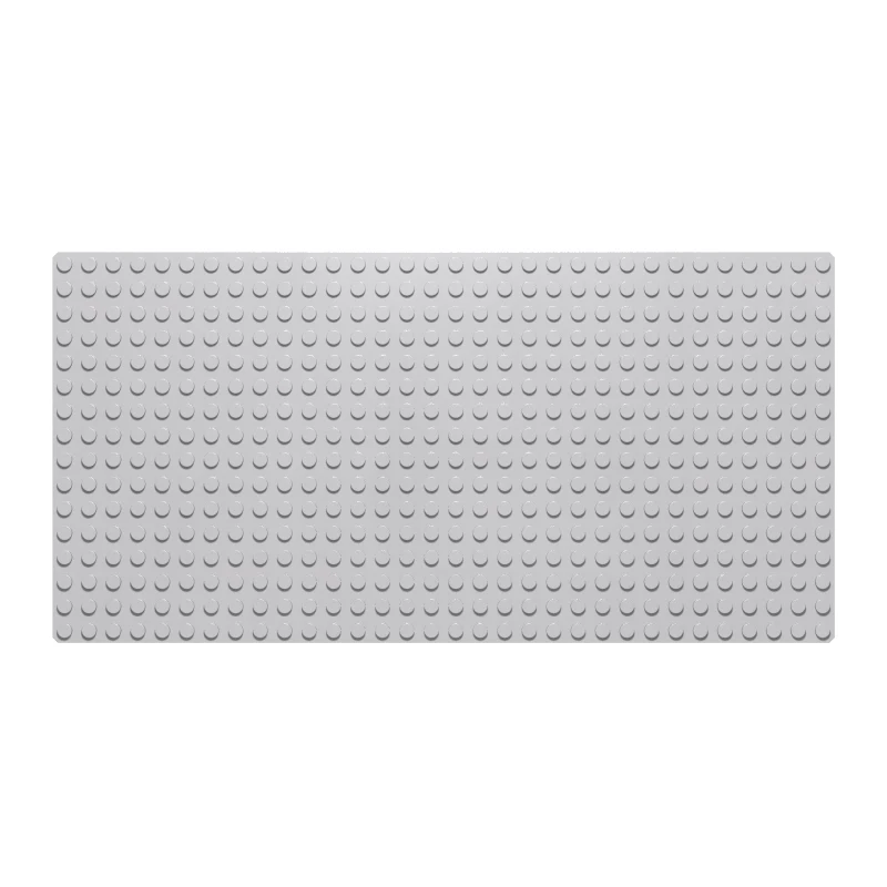 빌딩 블록 써드 파티 부품, 3857 베이스 플레이트 호환, 16x32 도트, 12.8x25.6cm, 4 개