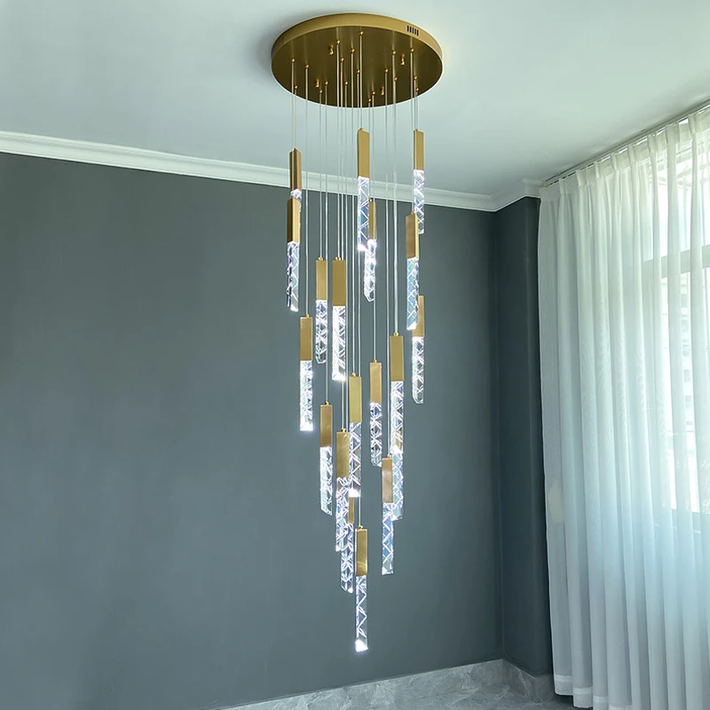 Rays Modern Luxurious Crystal Chandelier