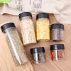 24-1PCS Clear Seasoning Jars Plastic Spice Containers Bottles For Storing Spice Herbs Season Powders Kitchen Storage Organizer 6