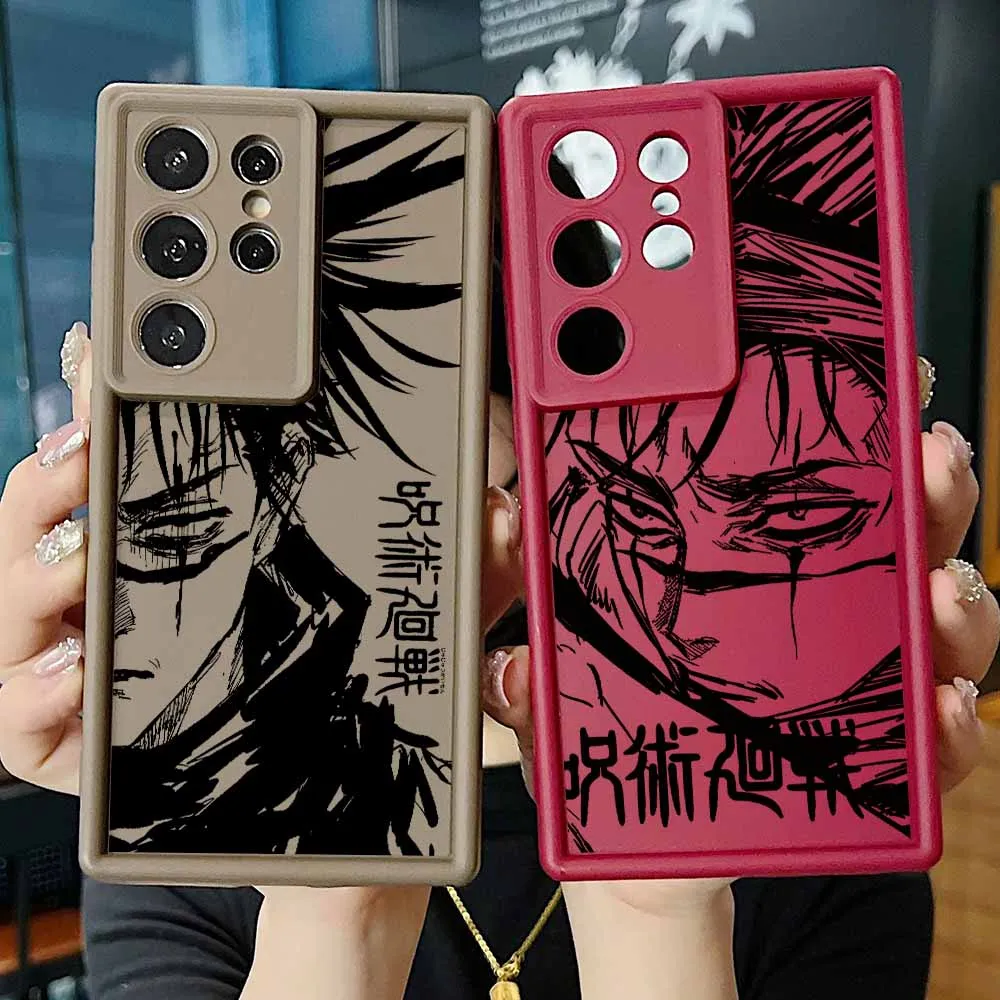 Jujutsu Kaisen Anime Soft Phone Case with Eye Design