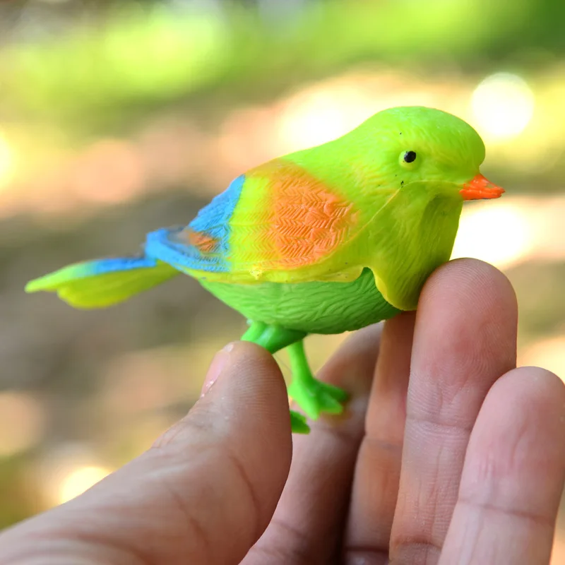 Funny Simulation Control Sound Bird Voice Control Activate Chirping Singing Bird Toy Gift Talking Parrot Bird 5