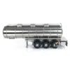 Toys RC Metal 6*6 Semi-trailer Fuel Tank Unpainted for 1/14 Scale Radio Control Tractor Truck Transport Trailer DIY Vehicles 3