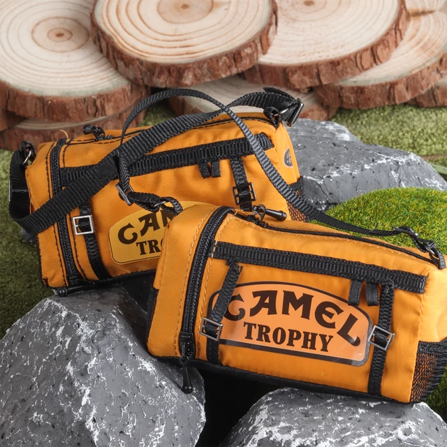 HooCrawler Simulated Mini Luggage Travel Bag Miniature Decoration Scale Sports Travel Bagfor 1/10 RC Crawler TRX4 SCX10 VS4-10 1