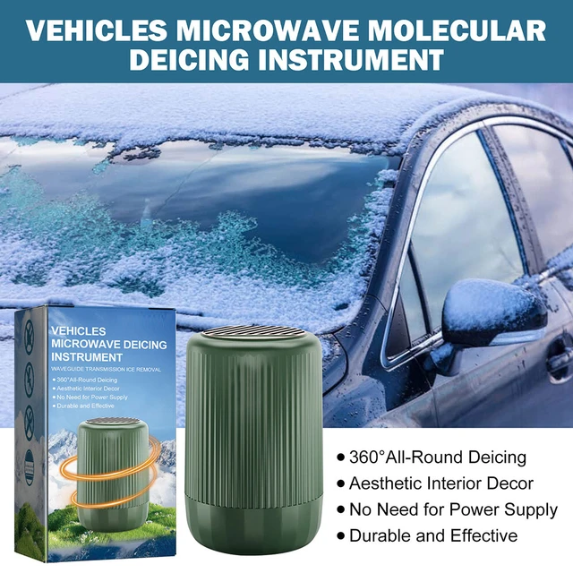 Portable Vehicle-Mounted Microwave Molecular Deicer, Portable Diffuser for  Aromatherapy Cup, Molecular Interference Antifreeze for Snow Clearing,  Vehicle Microwave Defroster Instrument 