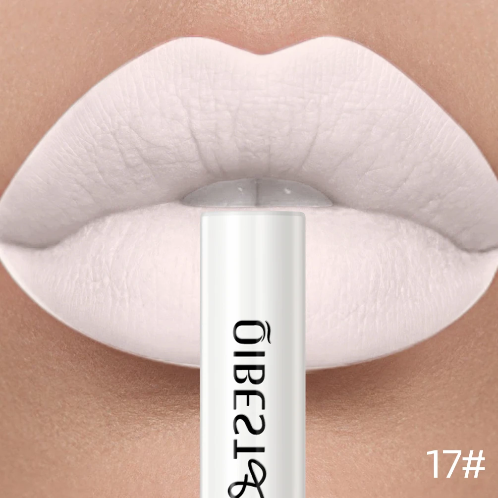 Velvet Matte Nude Waterproof Lip Gloss – Long-Lasting Pigmented Lip Tint