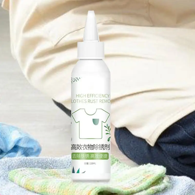 Fabric Rust Stain Remover Strength Laundry Stain Remover Rust & Perspiration Fabric For Clothing Multi-Fabric
