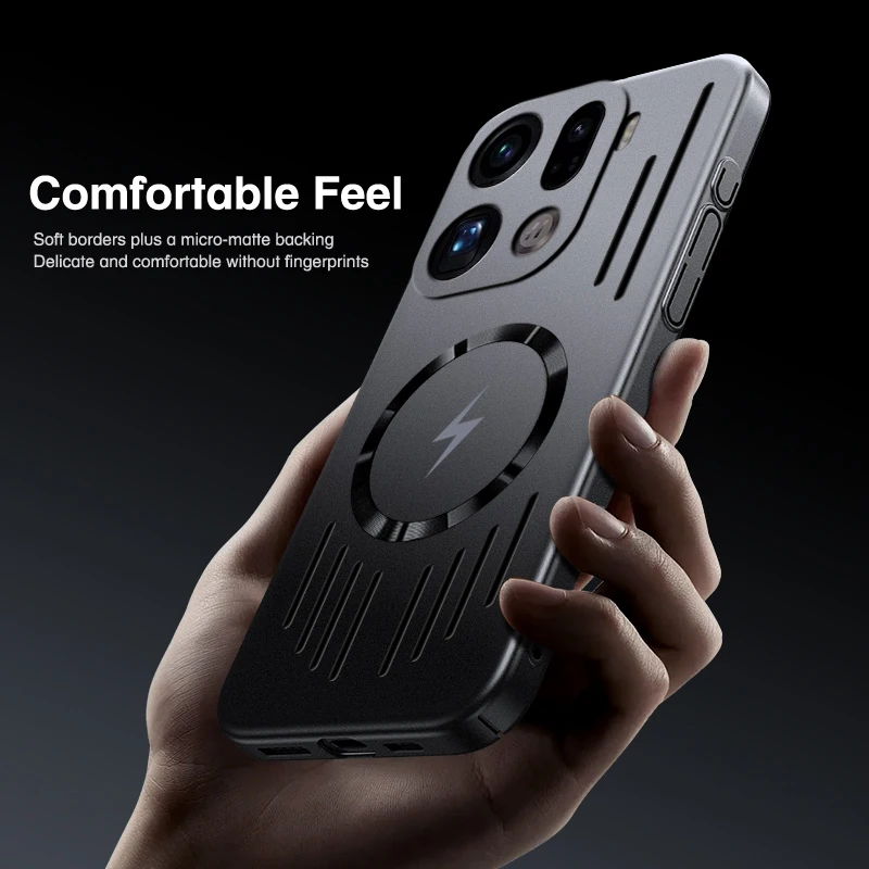 Magsafe Magnetic Wireless Charging Ultra-Thin Heat Dissipation Phone Case
