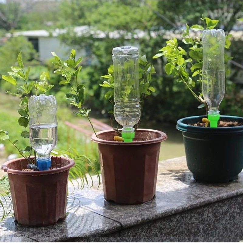 Automatic Drip Irrigation System Self Watering Spike for Flower Plants Greenhouse Garden Adjustable Auto Water Dripper Device
